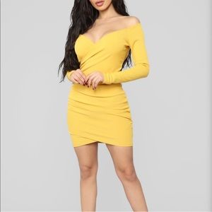 Off Shoulder Ruched Dress